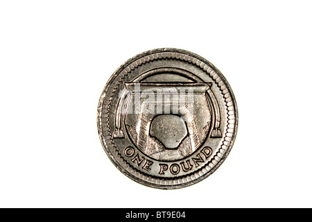 Pound coin design - Irlanda del Nord Foto Stock