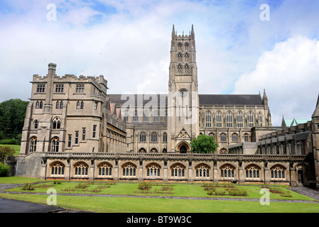 Downside Abbey e scuola in Stratton-su-il-fosse vicino a Radstock, Somerset REGNO UNITO Foto Stock