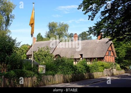 Anne Hathaway's Cottage nel Warwickshire Foto Stock