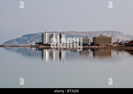 Hotel sulle rive del Mar Morto Foto Stock