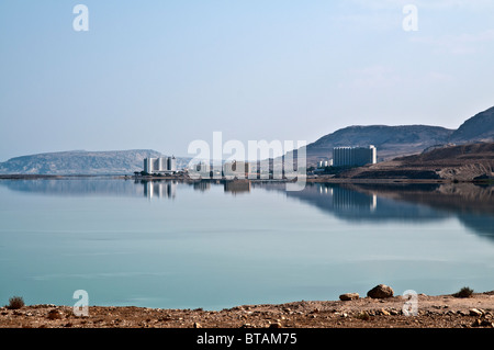 Hotel sulle rive del Mar Morto Foto Stock