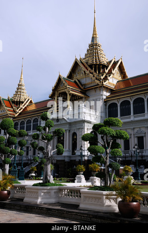 Sale di ricevimento del Grand Palace Bangkok Thailandia Chakri Maha Prasat Chakri Mahaprasad Hall Foto Stock