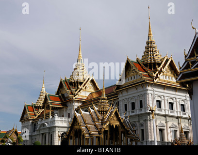 Sale di ricevimento del Grand Palace Bangkok Thailandia Chakri Maha Prasat Chakri Mahaprasad Hall Foto Stock