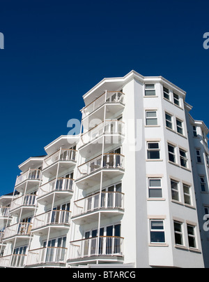 Moderni appartamenti a Ventnor, sull'Isola di Wight. Foto Stock