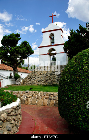 Torre campanaria della Missione di San Antonio de Pala (1816) Foto Stock