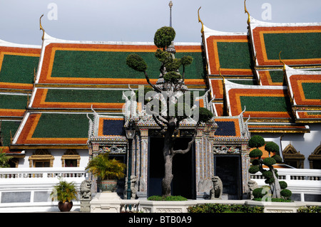 Sale di ricevimento del Grand Palace Bangkok Thailandia Chakri Maha Prasat Chakri Mahaprasad Hall Foto Stock