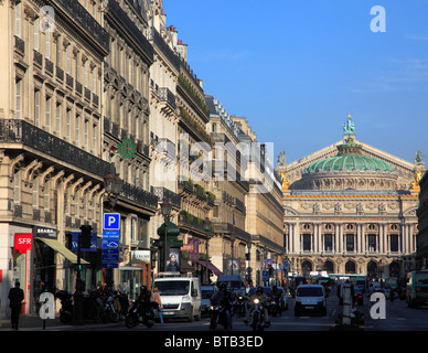 Francia, Parigi, Avenue de l'Opéra, Foto Stock