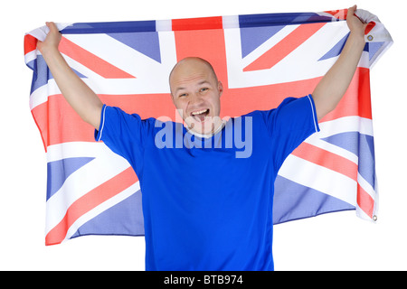 appassionato di calcio Foto Stock