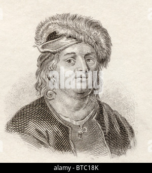 Paracelso, nato Phillippus Aureolus Theophrastus Bombastus von Hohenheim, 1493 a 1541. Svizzera medico rinascimentale. Foto Stock