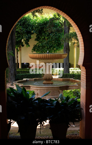 Mirador de la Lindaraja alla Alhambra di Granada, Spagna Foto Stock