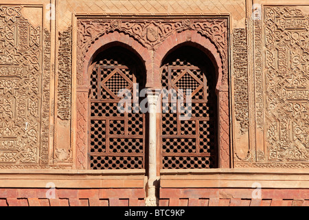 Dettaglio della Puerta del vino (Vino porta) a la Alhambra di Granada, Spagna Foto Stock