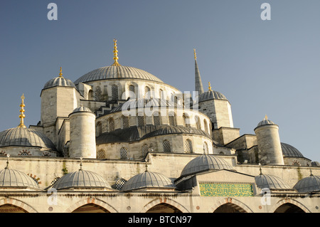 La Moschea Blu (Sultanahmet Camii)), Istanbul, Turchia Foto Stock