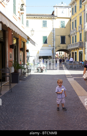 Pescheira de Garda Italia Foto Stock