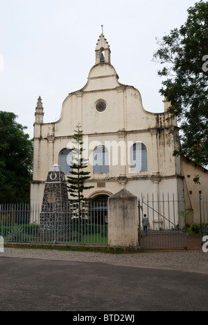 San Francesco Chiesa CSI, a Kochi; Cochin, Kerala costruito nel 1503, è la più antica chiesa europea in India. Foto Stock