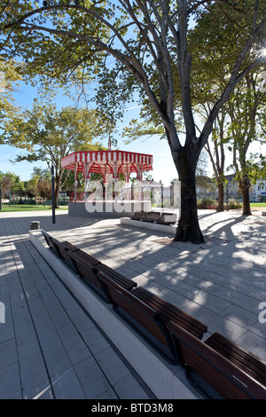 Bandstand nella Republica giardino della città di Santarém, Portogallo. Foto Stock