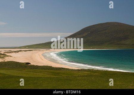 Un Traigh Taoibh Thuath spiaggia vicino Leverburgh Sud Harris, Ebridi, Western Isles, Scozia. SCO 6895 Foto Stock