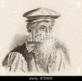 Gerardus Mercator, 1512-1594. Cartografo fiammingo. La proiezione di Mercatore è chiamato dopo di lui. Foto Stock