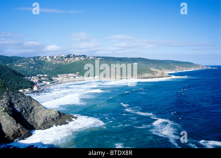Una veduta aerea della baia di Victoria situato lungo la Western Cape Coast Foto Stock