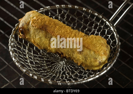 Deep fried Mars bar Foto Stock