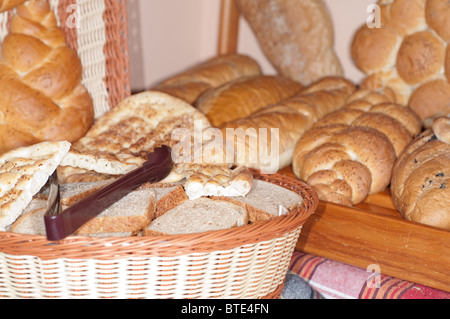 Varietà di pane Foto Stock