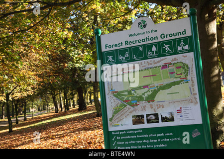 La foresta di massa di ricreazione, Nottingham, Inghilterra, Regno Unito Foto Stock