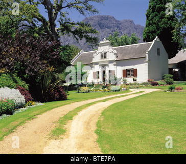 La Dauphine, a Cape Dutch Home, che è stato costruito in 1809 Foto Stock