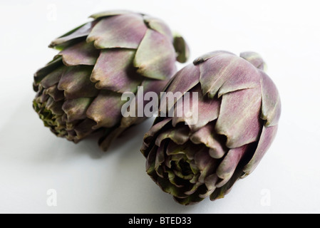 Carciofi viola Foto Stock