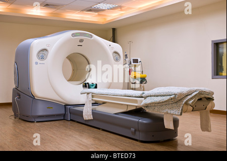 PET CT diagnostica scanner medici, CAT Scan macchina, in ospedale Foto Stock