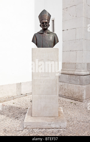 Antonio Dom Francisco Marques busto in Santarém, Portogallo. Foto Stock