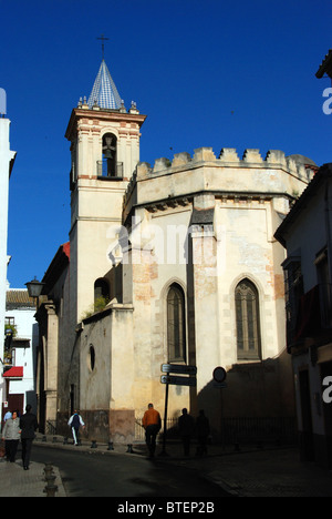 La chiesa (Iglesia de San Esteban), Siviglia, provincia di Siviglia, in Andalusia, Spagna, Europa occidentale. Foto Stock