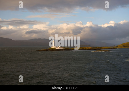 Isle of Mull, Scozia. Lismore faro sull isola di Lismore costruito da Robert Stevenson nel 1833 protegge la spedizione in Foto Stock