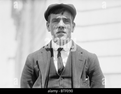 Vintage foto c1912 del Titanic survivor Frederick Flotta - La vedetta che hanno avvistato un iceberg che affondò la nave in aprile 1912. Foto Stock