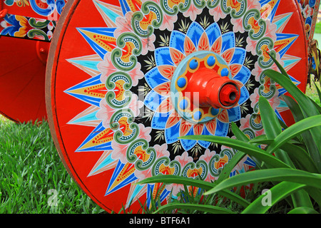 Oxcart, Sarchí, Costa Rica Foto Stock