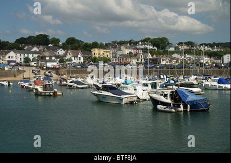 Località di villeggiatura di saundersfoot su Il Pembrokeshire Coast Galles Foto Stock