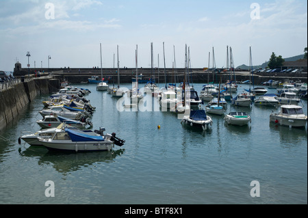 Località di villeggiatura di saundersfoot su Il Pembrokeshire Coast Galles Foto Stock