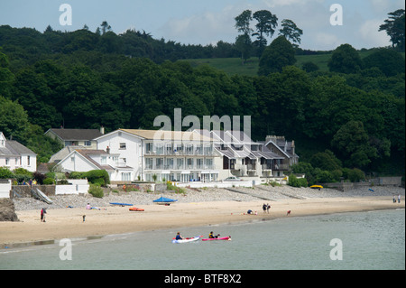 Località di villeggiatura di saundersfoot su Il Pembrokeshire Coast Galles Foto Stock