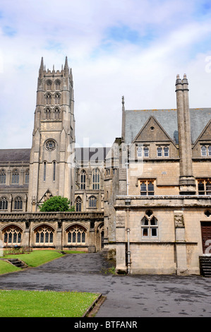 Downside Abbey in Stratton-su-il-Fossato, Somerset REGNO UNITO Foto Stock