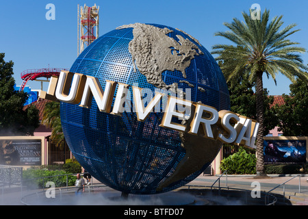 Universal Studios Globe, Universal Studios Orlando, Florida centrale, STATI UNITI D'AMERICA Foto Stock