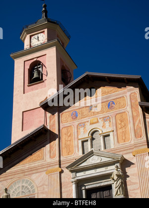 La chiesa, Entracque, Italia Foto Stock