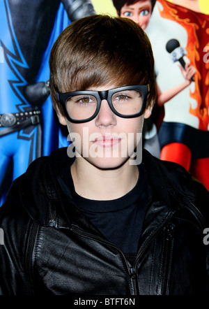 JUSTIN BIEBER MEGAMIND LOS ANGELES PREMIERE HOLLYWOOD Los Angeles California USA 30 Ottobre 2010 Foto Stock