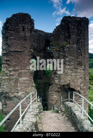 Castello di Grosmont a Monboccuthshire, Galles del Sud, Regno Unito Foto Stock