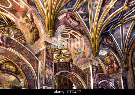 Altare della Beata Altare del Santisimo Sacromento Mezquita Cordoba Spagna affreschi Foto Stock