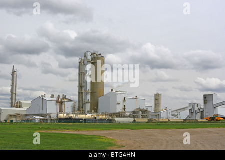 Azoto Agrium operazioni in prossimità Carsland, Alberta, Canada Foto Stock