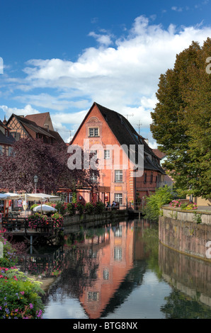 "Piccola Venezia", Colmar, dipartimento dell'Alto Reno, Alsazia, Francia Foto Stock