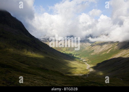 Testa Wasdale nel Parco Nazionale del Distretto dei Laghi. Foto Stock