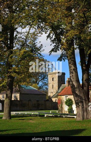 Hovingham Village, North Yorkshire Foto Stock