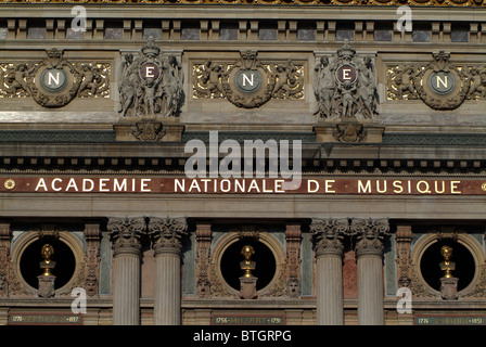 L'Opéra de Paris, capitale della Francia Foto Stock