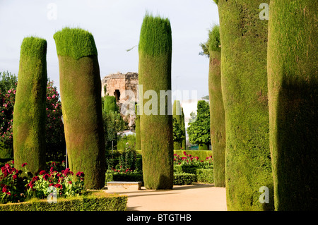 L'Alcazar de los Reyes Cristianos Cordoba Spagna Andalusia Foto Stock