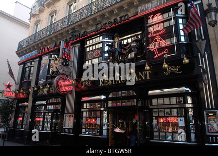 Parte anteriore del sogno americano bar di Parigi capitale della Francia Foto Stock