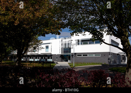 Esterni del centro di specialità, Hamble Comunità Sports College Foto Stock